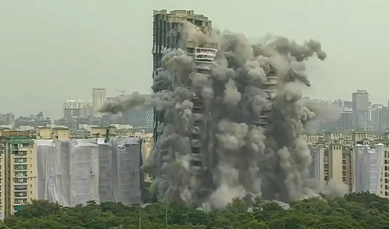 Noida Supertech twin towers brought down, end to 9-year-old battle