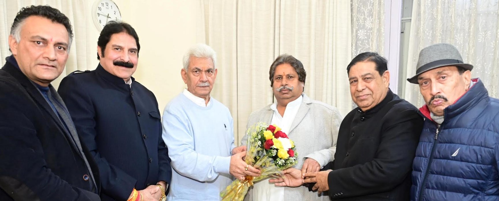 J&K Pradesh Congress Committee delegation called on LG Sinha