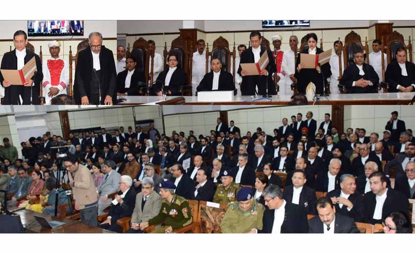 Chief Justice administers oath of office to 2 Judges as HC’s permanent judges