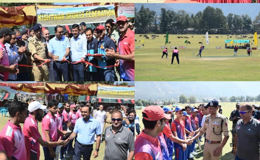 Div Com, ADGP inaugurate 1st edition of Kishtwar Cup T20 Cricket Tournament