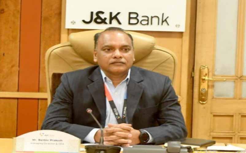 J&K Bank MD Gets ‘India’s Impactful CEO-2023’ Award