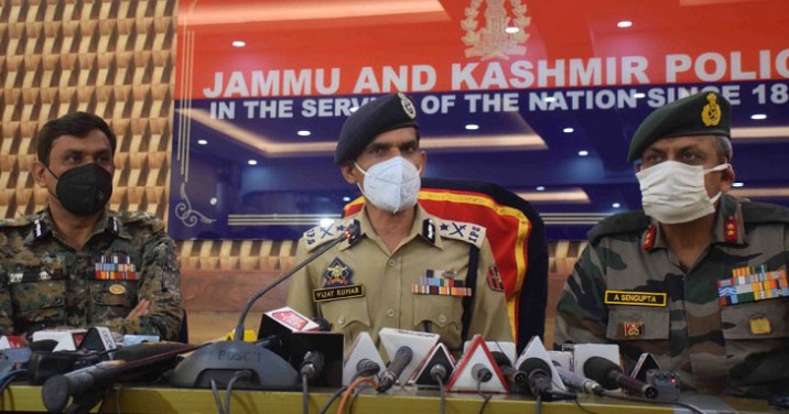 No weapons snatched in terror attack: IGP Kashmir