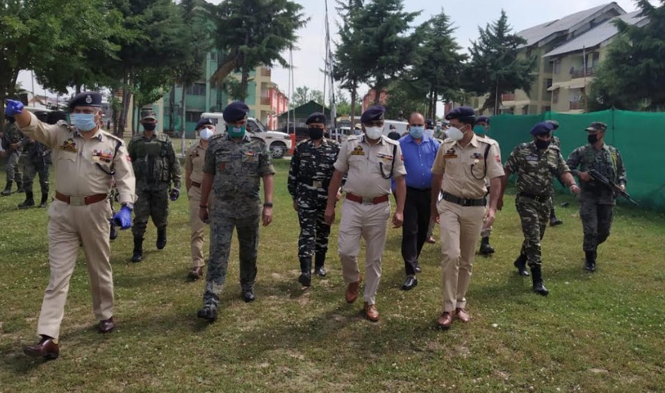 DGP visits CRPF 44 Bn, HMT factory Police Housing Site, Expresses Gratitude to LG and CS