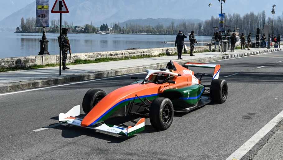 “Very Heartening to See”: PM Modi on first-ever formula-4 car show in Srinagar