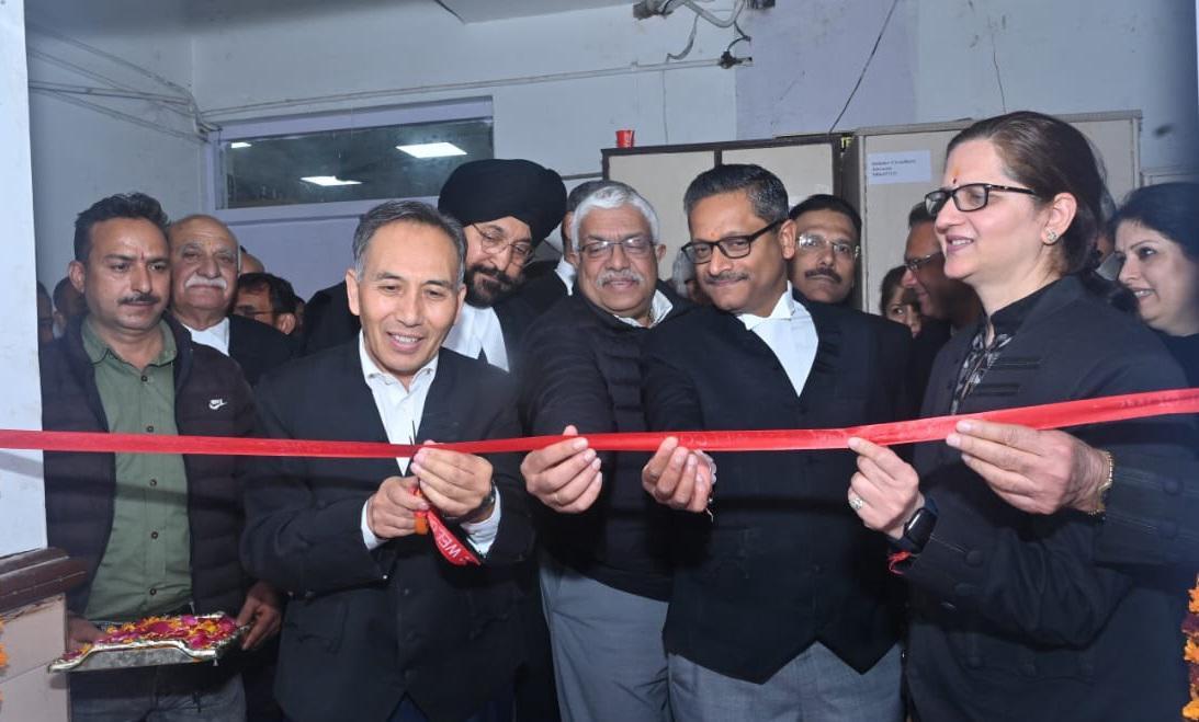 Chief Justice inaugurates Court Room, Bar rooms at HC complex Janipur