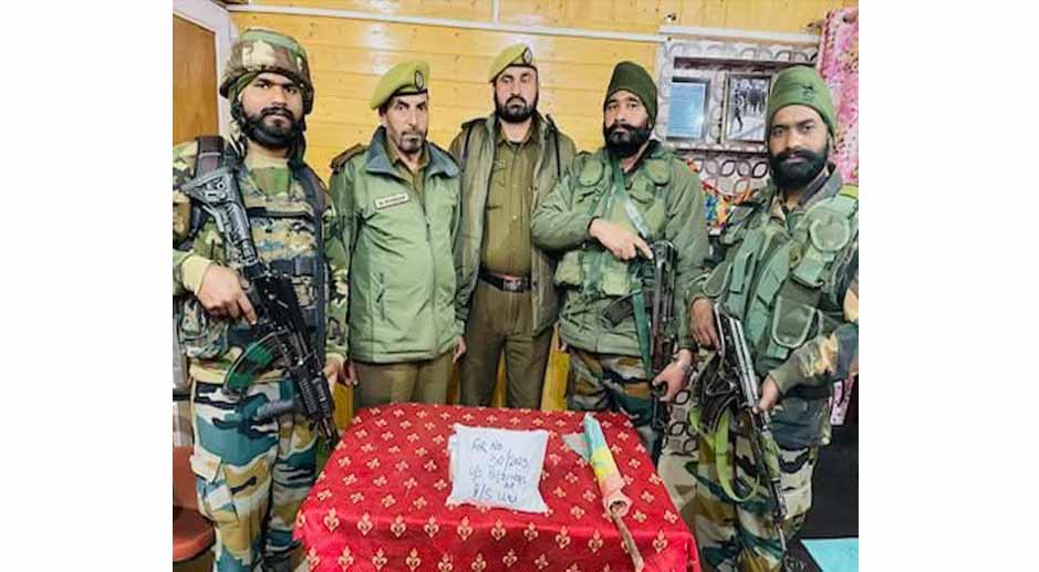 Narcotics worth Rs 7 crore recovered near LoC in J&K’s Baramulla