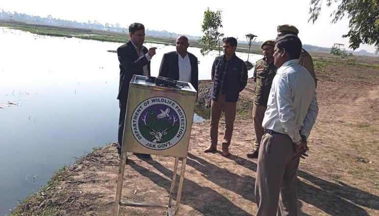 Commissioner Secretary Forests inspects ongoing works in Gharana Wetland