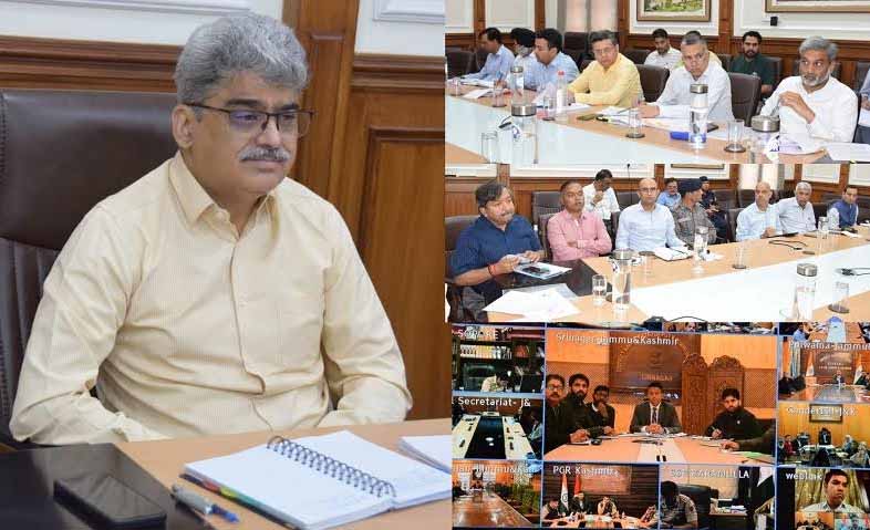 CS reviews flood management, mitigation plan for Kashmir