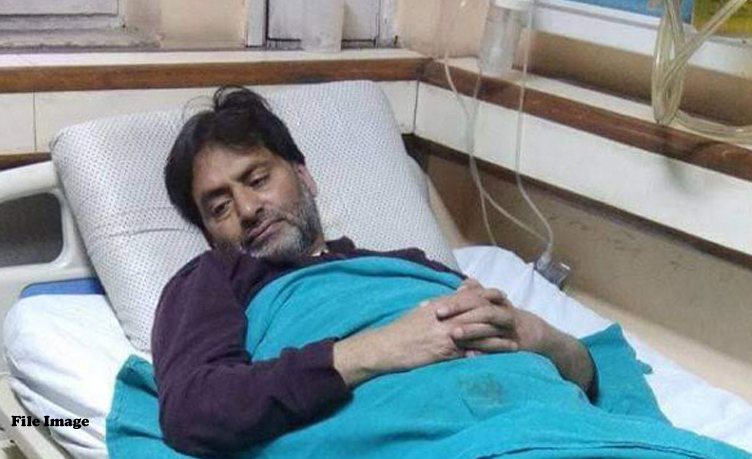 Kashmiri separatist leader Yasin Malik admitted to hospital after hunger strike