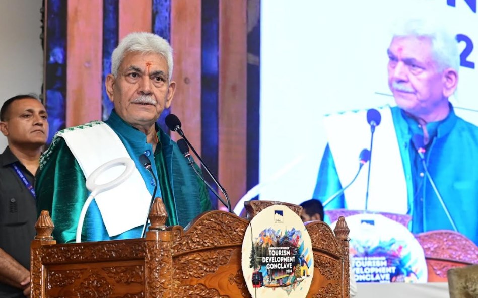 Lt Governor addresses ‘J&K Tourism Development Conclave’ in Srinagar