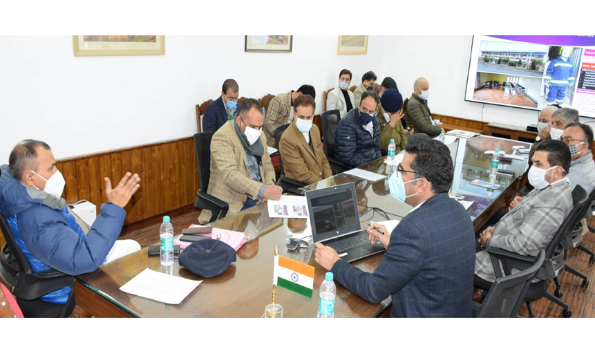 Principal Secy to LG reviews Srinagar Smart City Projects