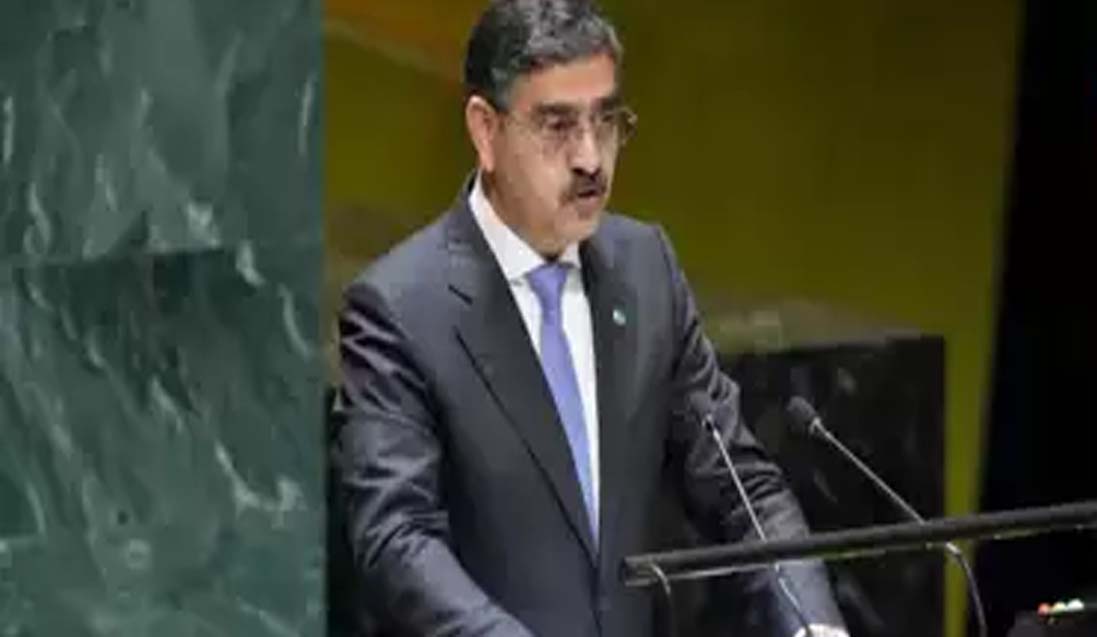Pakistan’s caretaker PM Kakar rakes up Jammu and Kashmir in UN General Assembly