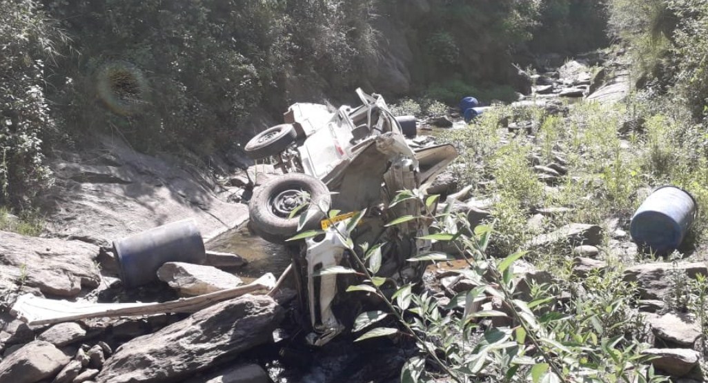 Three killed as vehicle plunges into gorge in Himachal Pradesh’s Mandi district